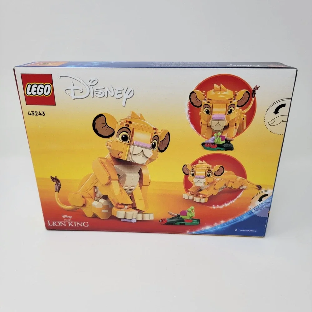 New! LEGO Disney 43243 Simba the Lion King Cub Building Set - 222 pcs - Ages 6+